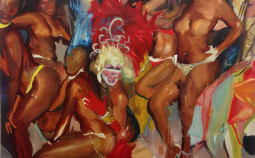 Daniel Lannes Carnaval, 170 x 190 cm, oil on canvas, 2017