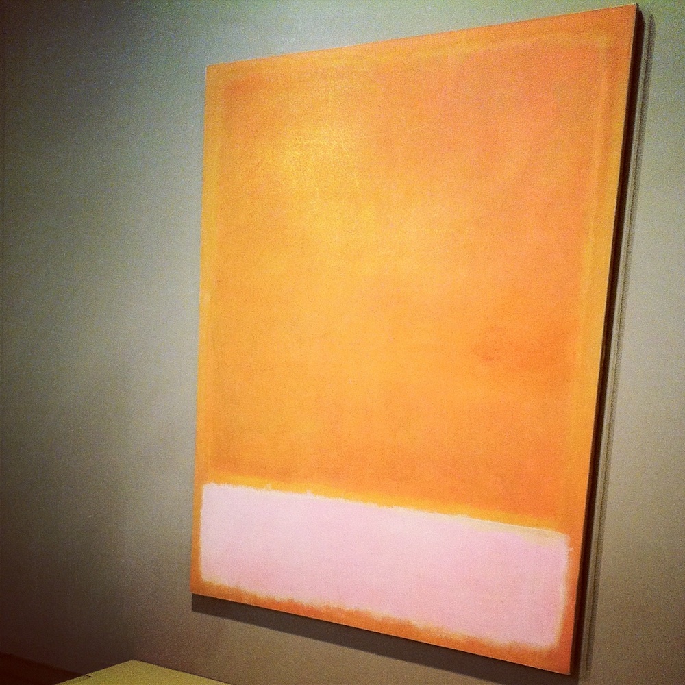 Das teuerste Bild: Mark Rothko, Untitled, 1954, bei der Galerie  Marlborough Fine Art, London, sollte 62 Millionen Euro kosten. -