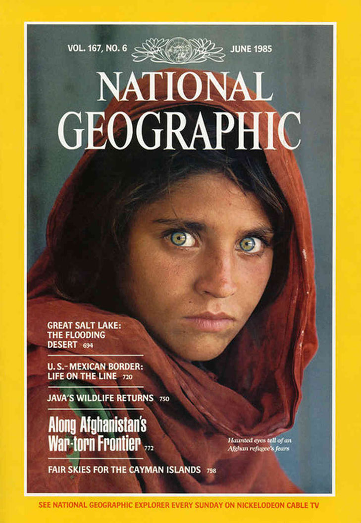 Steve McCurry. National Geographic. June 1985