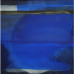 Jan Valik: untitled. acrylic and ink on blue cotton. 50x50cm, 2012