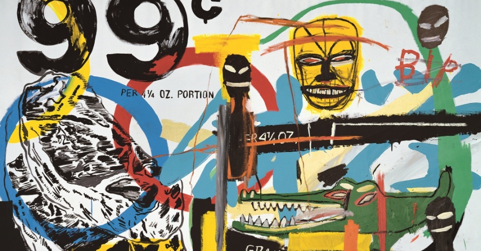 Obra de Basquiat-presente-na-exposicao-visoes-da-colecao-ludwig