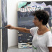 Cristina Fiorenza im Wiener Atelier