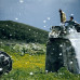 RUSSIA. Altai Territory. 2000. Villagers collecting scrap from a crashed spacecraft, surrounded by thousands of white butterflies. Environmentalists fear for the region's future due to the toxic rocket fuel.