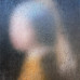 Robert Bosisio oT (Vermeer)_Mischtechnik auf Papier auf Tafel, 39,5x29cm, 2015