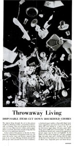 Throw-away Living, Cover image of Life Magazine, August 1951