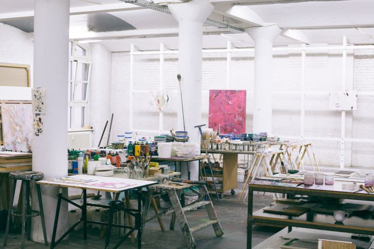Das Atelier von Bernd Koberling, Foto: Katrin Leisch