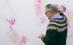 Bernd Koberling in seinem Atelier, Foto: Katrin Leisch