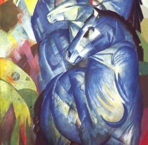 Franz Marc, Der Turm der Blauen Pferde, 1913