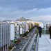 Blick auf Athen von der Dachterrasse des EMST.