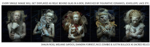 SHAUN ROSS, MELANIE GADOS, DIANDRA FORREST, RICO ZOMBIE & JUSTIN BULLOCK AS SACRED RELICS