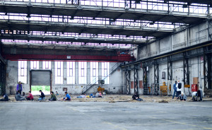 Ibrahim-Mahama Check Point Secondi Loco Henschel-Hallen-documenta14